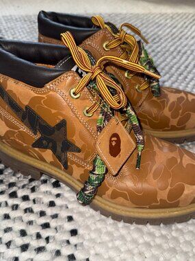 Bape x Timberland Chukka Boots